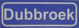 Koelkastmagneet plaatsnaambord Dubbroek