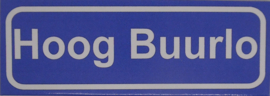 Koelkastmagneet plaatsnaambord Hoog Buurlo