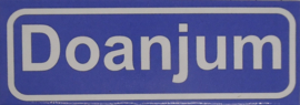 Koelkastmagneet plaatsnaambord Doanjum