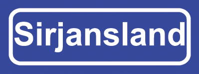 Koelkastmagneet plaatsnaambord Sirjansland