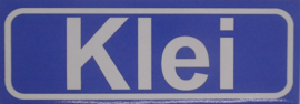 Koelkastmagneet plaatsnaambord Klei