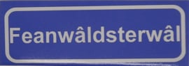 Koelkastmagneet plaatsnaambord Feanwâldsterwâl