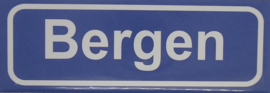 Koelkastmagneet plaatsnaambord Bergen