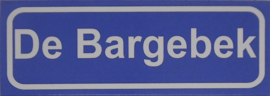 Koelkastmagneet plaatsnaambord De Bargebek