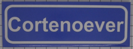 Koelkastmagneet plaatsnaambord Cortenoever