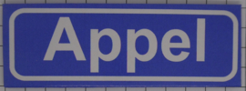 Koelkastmagneet plaatsnaambord Appel