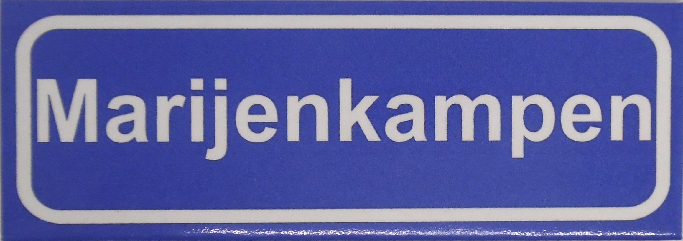 Koelkastmagneet plaatsnaambord Marijenkampen
