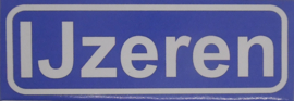 Koelkastmagneet plaatsnaambord Ijzeren