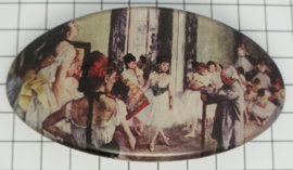 HAO 605 Dansschool Edgar Degas, made in France haarclip, beste kwaliteit, klemt uitstekend.