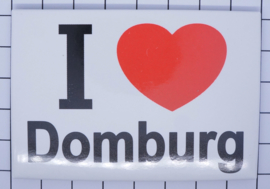 koelkastmagneet I love Domburg N_ZE7.401