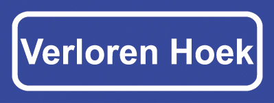 Koelkastmagneet plaatsnaambord Verloren Hoek
