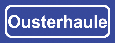 Koelkastmagneet plaatsnaambord Ousterhaule