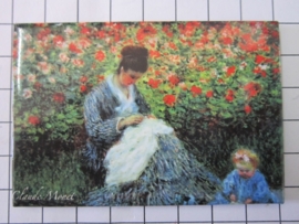 MAC: 20.453 Koelkast magneet Claude Monet