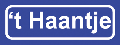 Koelkastmagneet plaatsnaambord 't Haantje