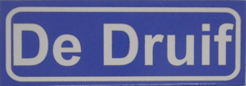 Koelkastmagneet plaatsnaambord De Druif