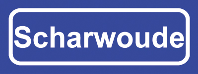 Koelkastmagneet plaatsnaambord Scharwoude
