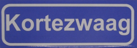 Koelkastmagneet plaatsnaambord Kortezwaag