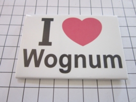 033 Magneet I love Wognum