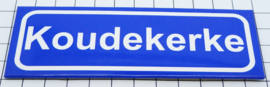 koelkastmagneet plaatsnaambord Koudekerke P_ZE9.2001
