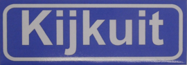 Koelkastmagneet plaatsnaambord Kijkuit
