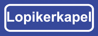 Koelkastmagneet plaatsnaambord Lopikerkapel
