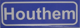 Koelkastmagneet plaatsnaambord Houthem