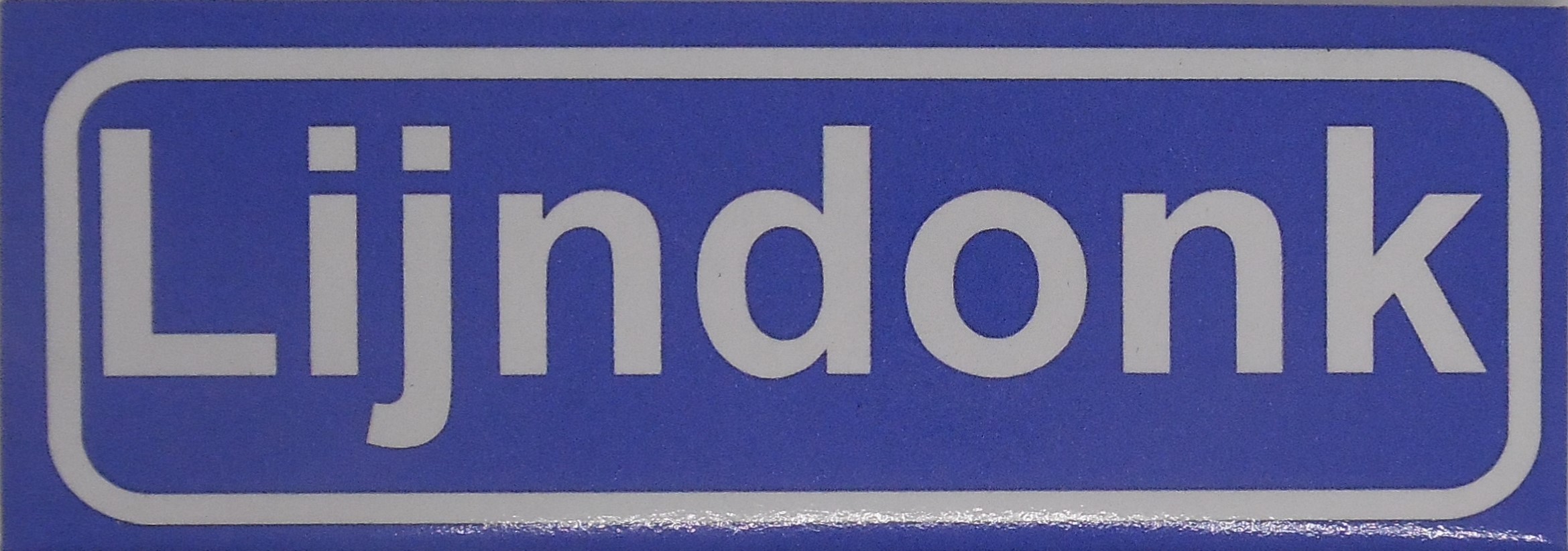 Koelkastmagneet plaatsnaambord Lijndonk
