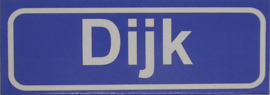 Koelkastmagneet plaatsnaambord Dijk