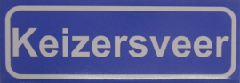 Koelkastmagneet plaatsnaambord Keizersveer