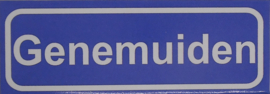 Koelkastmagneet plaatsnaambord Genemuiden
