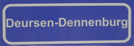 Koelkastmagneet plaatsnaambord Deursen-Dennenburg
