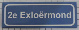 Koelkastmagneet plaatsnaambord 2e Exloermond