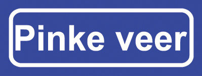 Koelkastmagneet plaatsnaambord Pinke veer