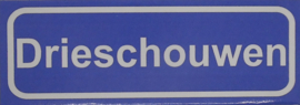 Koelkastmagneet plaatsnaambord Drieschouwen