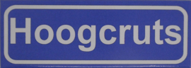 Koelkastmagneet plaatsnaambord Hoogcruts