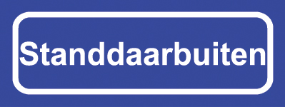 Koelkastmagneet plaatsnaambord Standdaarbuiten
