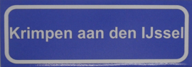 Koelkastmagneet plaatsnaambord Krimpen aan den Ijssel