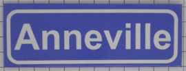 Koelkastmagneet plaatsnaambord Anneville