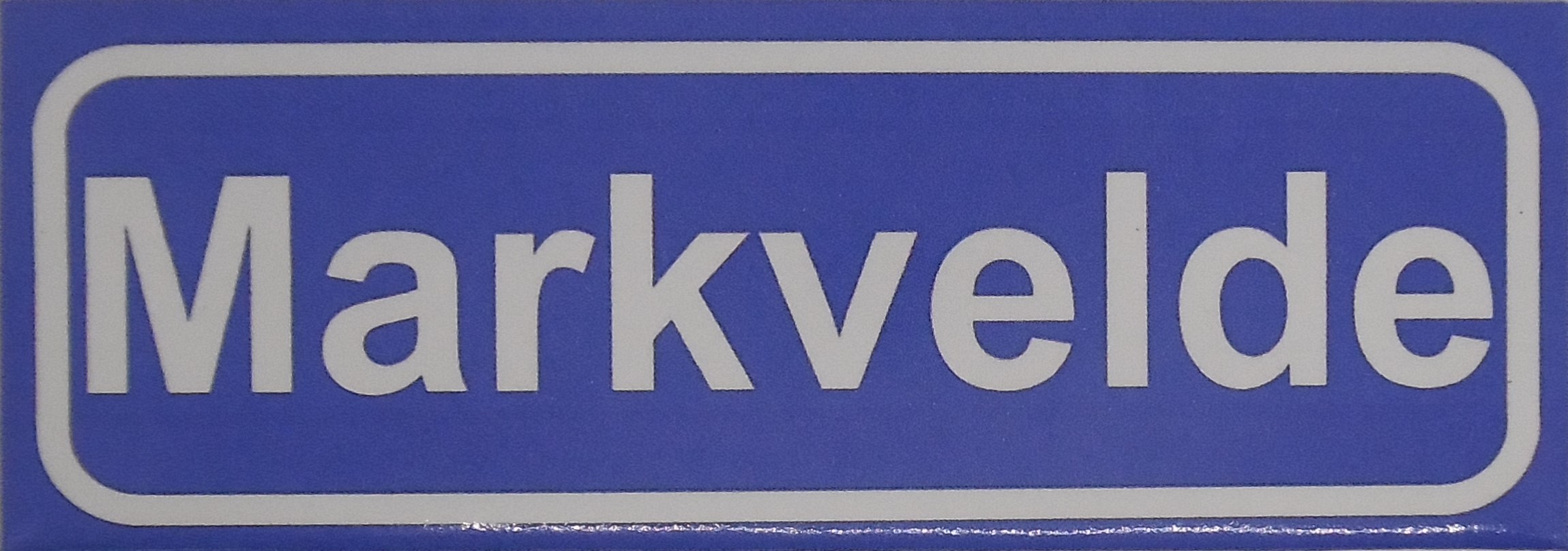 Koelkastmagneet plaatsnaambord Markvelde