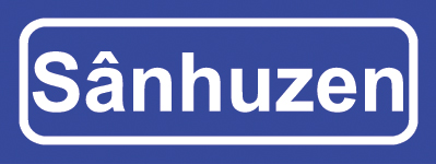 Koelkastmagneet plaatsnaambord Sânhuzen
