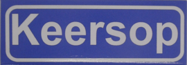 Koelkastmagneet plaatsnaambord Keersop