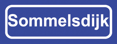 Koelkastmagneet plaatsnaambord Sommelsdijk