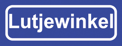 Koelkastmagneet plaatsnaambord Lutjewinkel