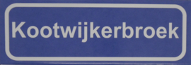 Koelkastmagneet plaatsnaambord Kootwijkerbroek