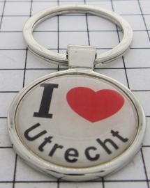 SLE_UT1.001 Sleutelhanger I love Utrecht