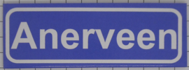 Koelkastmagneet plaatsnaambord Anerveen