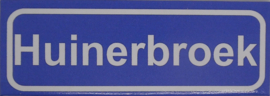 Koelkastmagneet plaatsnaambord Huinerbroek