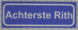 Koelkastmagneet plaatsnaambord Achterste Rith