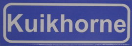 Koelkastmagneet plaatsnaambord Kuikhorne