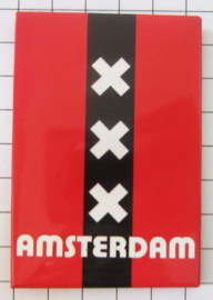 koelkastmagneet drie kruisjes Amsterdam 20.001